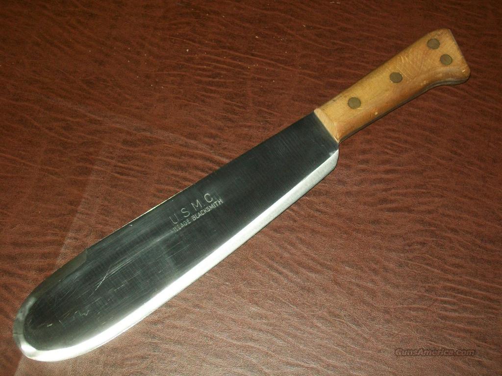 WWII USMC BOLO KNIFE W/ BOYT 45 SCABBARD for sale
