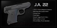 JIMENEZ ARMS .22 LR, BLACK --FREE SHIPPING    Guns > Pistols > Jennings Pistols
