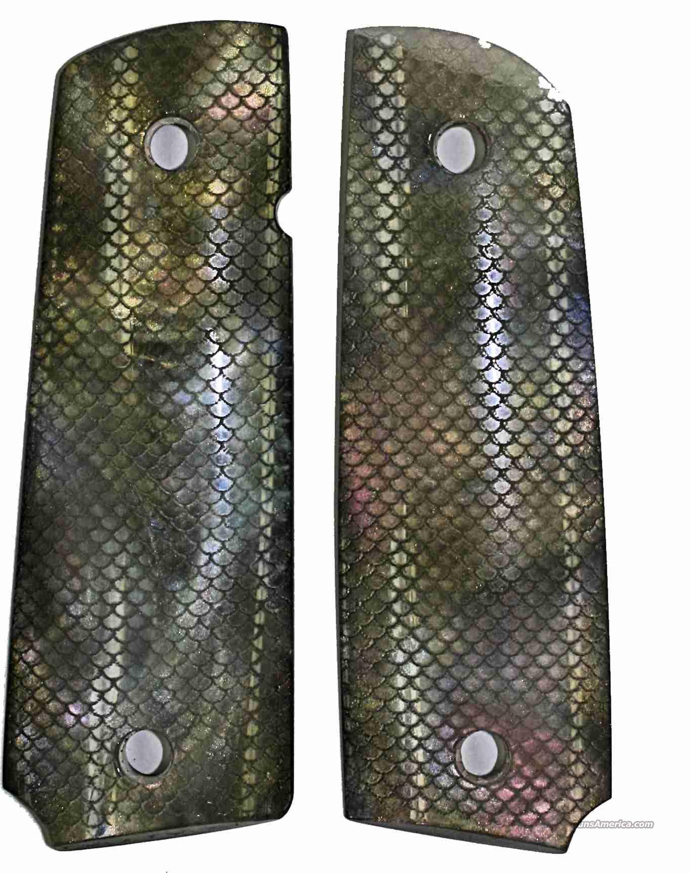 Colt 1911 or Colt Commander Pearl Snake Skin Gr... for sale