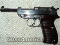 WALTER GERMAN P38 - 1943  Walther Pistols > Pre-1945 > P-38