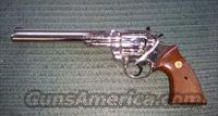 Colt Trooper Mark III Nickel  Colt Double Action Revolvers- Modern