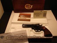 1973 Colt Python 4" 357 Magnum Royal Blue Box & Papers Nice Condition  Priced To Sell  Trade for King Cobra , Anaconda or Viper  Colt Double Action Revolvers- Modern