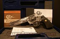 Colt Stainless Steel 6" Python 357 Magnum  Box & Papers  Collectors Gun Not King Cobra or Anaconda  Colt Double Action Revolvers- Modern