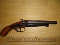 50 Caliber Double Barrel Black powder pistol  A Misc Pistols