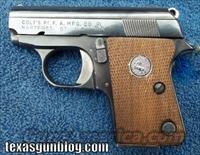 Colt .25 Automatic Semi Auto Pocket Pistol  Colt Automatic Pistols (.25, .32, & .380 cal)