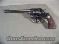 COLT 7 1/2" OFFICERS MODEL .38, CIRCA 1925  Colt Double Action Revolvers- Pre-1945