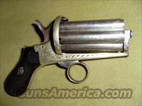 Pepper Box Antique, 6 Shot pinfire  Sharps Pistols