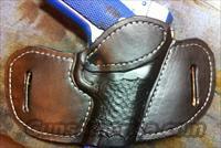 Louisville Leather 1911 Pancake OWB Tooled Concealment Holster  Holsters and Gunleather > Concealed Carry