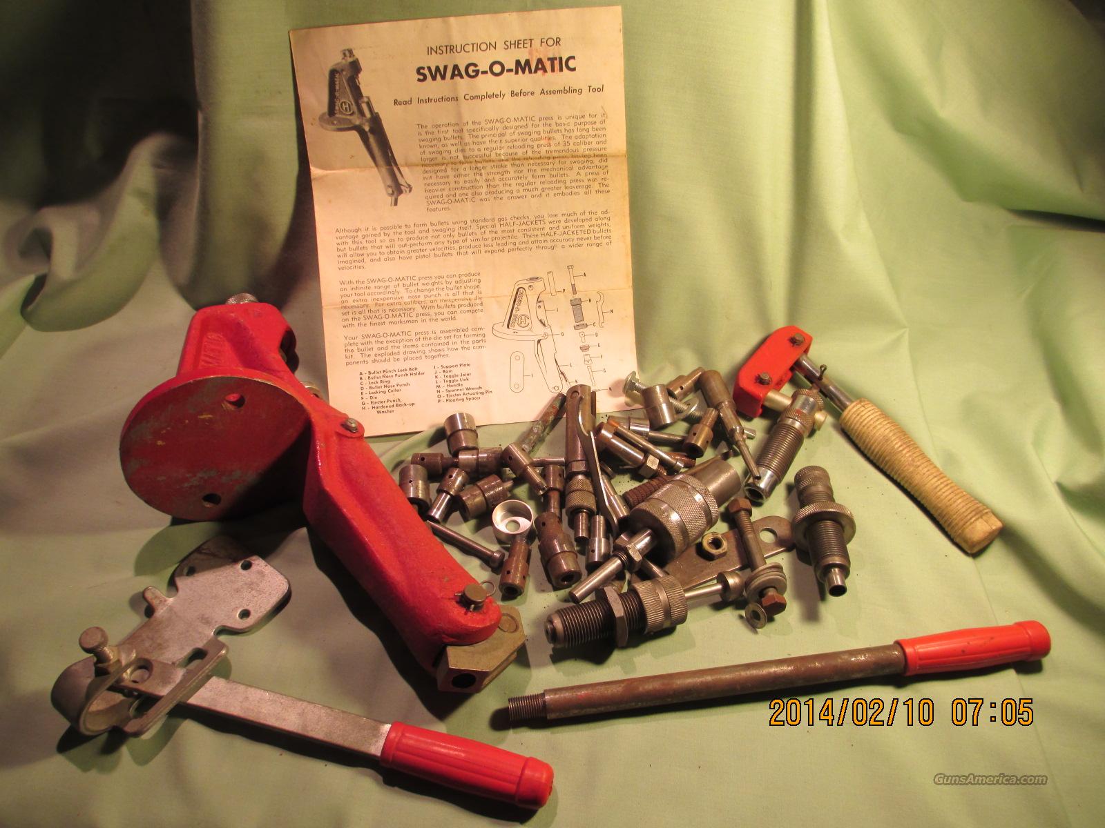 SWAGOMATIC ASSORTMENT for sale