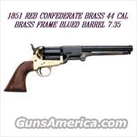 1851 Traditions Navy Reb Confederate 44 cal percussion Brass Frame  Guns > Pistols > Muzzleloading Modern & Replica Pistols (perc)