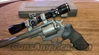 Ruger Super Redhawk Revolver. It is a .454 Casull and .45 Colt caliber.   Ruger Double Action Revolver > Redhawk Type