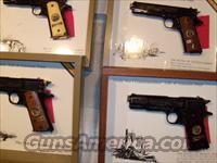 Colt World War I Commemorative in shadow box #115 2nd Battle of Marine   Colt Commemorative Pistols