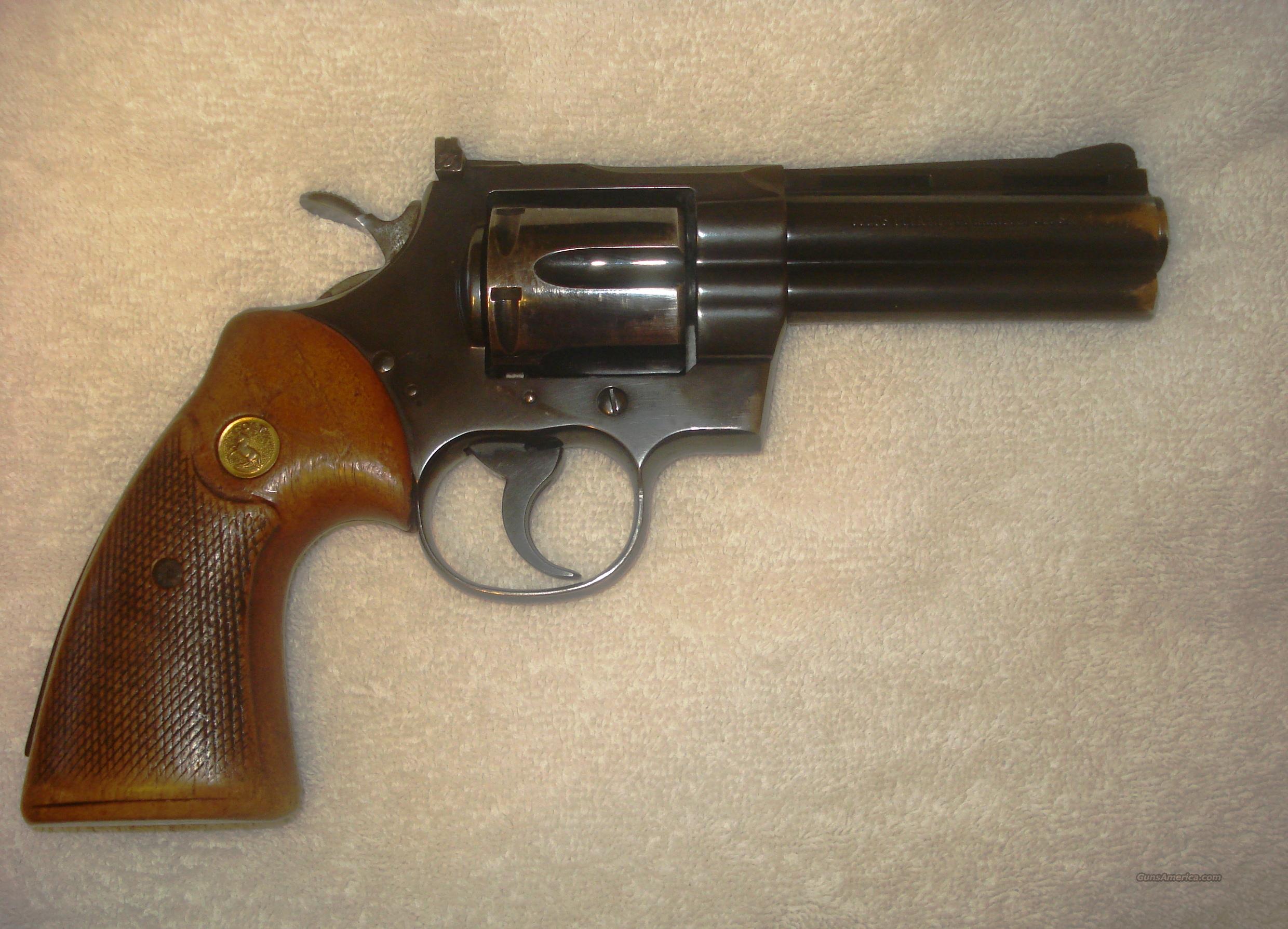 Colt Python 4" blue steel .357 for sale