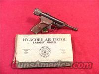 C141 HY-SCORE MODEL 800 TARGET SINGLE SHOT 22 CAL  Air Rifles - Pistols > Other