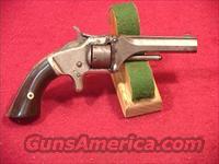 C113 S&W NO. 1 2ND ISSUE TIP UP 22 SHORT  Smith & Wesson Revolvers > Pocket Pistols