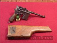 C513R MAUSER BROOM HANDLE PRE WAR COMMERCIAL 7.63  Mauser Pistols