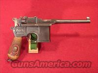 C314Q MAUSER BROOM HANDLE, RED NINE  Mauser Pistols