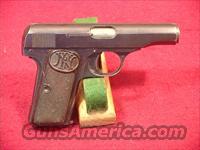 C464Q FN BROWNING MODEL 1910 380  FNH - Fabrique Nationale (FN) Pistols > Pre-War