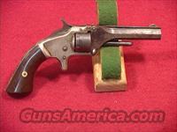 C115 S&W NO. 1 2ND ISSUE TIP UP 22 SHORT  Smith & Wesson Revolvers > Pocket Pistols