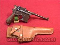 C509R MAUSER BROOM HANDLE PRE WAR COMMERCIAL 30 CAL  Mauser Pistols