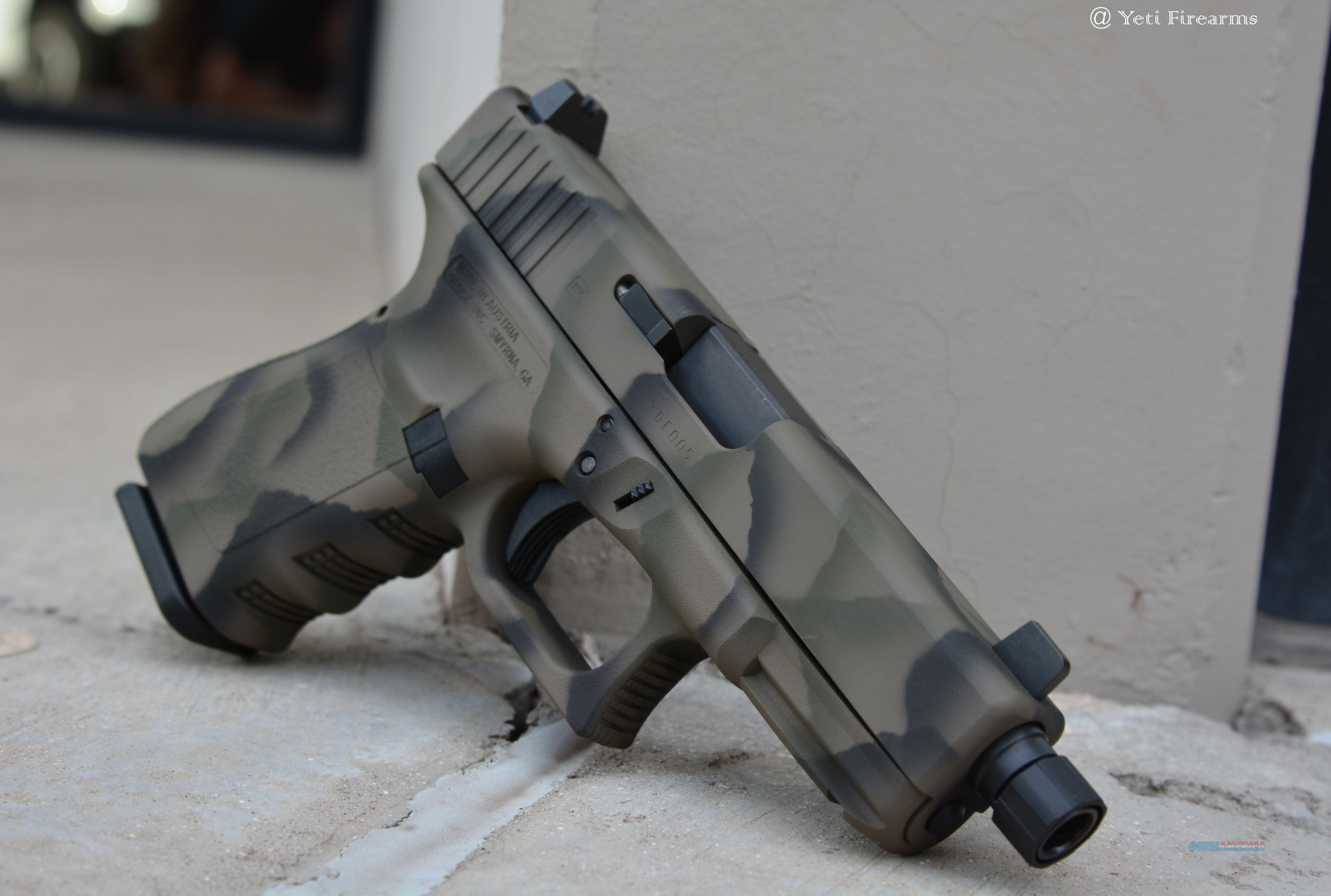 XWerks Glock 19 G3 Threaded Barrel Custom Camo... for sale
