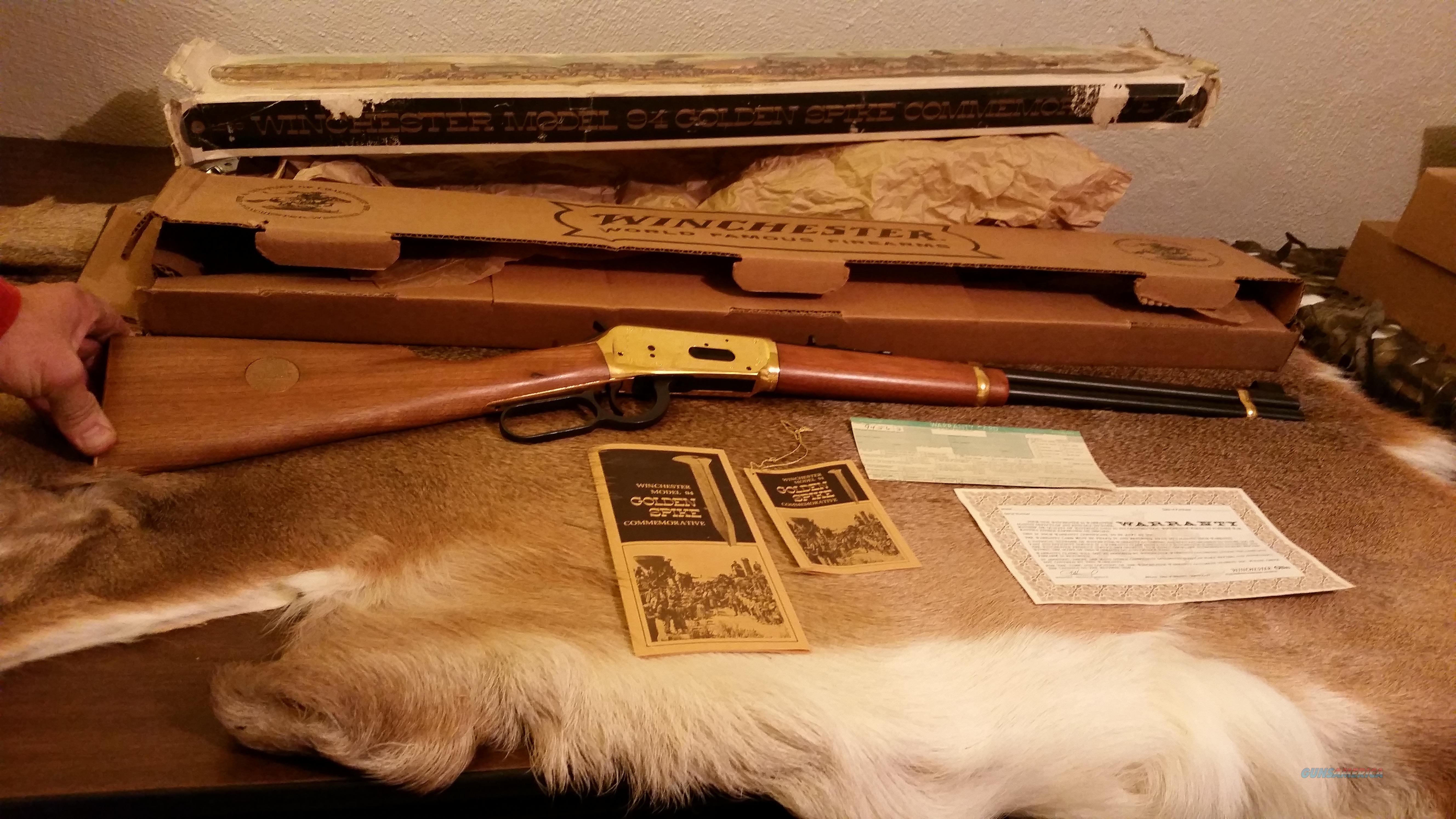 Winchester model 94 Golden Spike Commemorative for sale