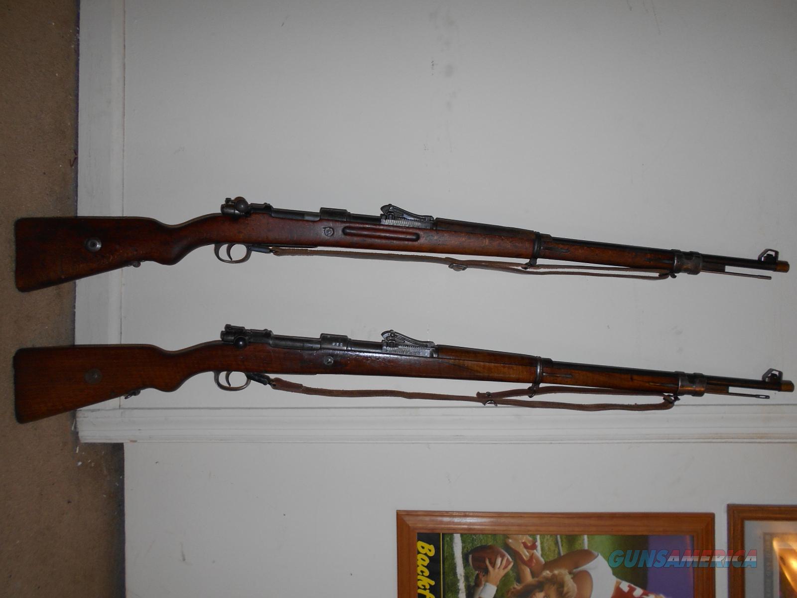 Two World War 1 German Gewehr Gew. 98 Mausers o... for sale
