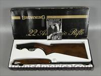 Browning Automatic 22 Rimfire Semi Auto Takedown Rifle in Original Box  Browning Rifles > Semi Auto > Hunting