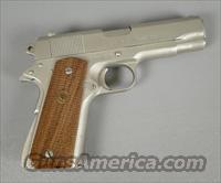 Colt Combat Commander Series 70 Satin Nickel in 45 ACP  Colt Automatic Pistols (1911 & Var)