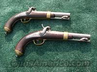 French Naval Pistols 1837  Antique (Pre-1899) Pistols - Perc. Misc.