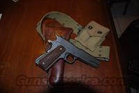 1911 A1 Remington Rand 1943 with original holster,  web belt and magazine  Colt Automatic Pistols (1911 & Var)
