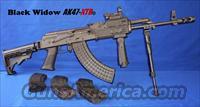 BLACK WIDOW AK47 TACTICAL RIFLE! GUN-KOTE™ FINISH+REFLEX SIGHT+ORIGINAL BULGARIAN 40RD WAFFLE+COLLAPSIBLE STOCK+INTRAFUSE POLYMER QUAD-RAIL FOREARM+AMD MUZZLE BREAK+SAW GRIP+DRAGON CLAW BIPOD+MORE!  AK-47 Rifles (and copies) > Full Stock