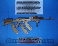 BLACK WIDOW AK47©+FLUTED BARREL+GUN-KOTE™+ATI MICRO GREEN DOT+M4 COLLAPSIBLE STOCK WITH CHEEK REST+RAZR™ MUZZLE BREAK+LED VERTICAL FOREGRIP TACTICAL LIGHT+MORE!   AK-47 Rifles (and copies) > Full Stock