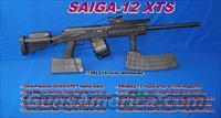 SAIGA12-XTS EXTREME TACTICAL SHOTGUN! GUN-KOTE™+12RD DRUM+10RD MAG+REFLEX SIGHT+M4 STOCK+ALUMINUM QUAD-RAIL+MORE!  Saiga Shotguns > Shotguns