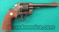 Colt Officers Model Match 22 LR  Colt Double Action Revolvers- Modern