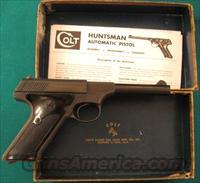 Colt Huntsman from 1957 in original box   Colt Automatic Pistols (22 Cal.)