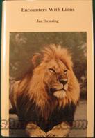 Encounters with Lions-Jan Hemsing signed  Non-Guns > Books & Magazines