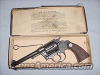 Colt Police Positive Special .38 Second Issue  Colt Double Action Revolvers- Pre-1945