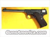 COLT THE WOODSMAN TARGET 1ST MODEL  Colt Automatic Pistols (22 Cal.)