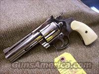 60379 COLT DIAMONDBACK .38 Nickel / Ivory  Colt Double Action Revolvers- Modern
