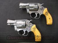 PAIR of Engraved S&W 60's  Smith & Wesson Revolvers > Performance Center