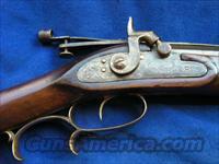 G.Goulcher .34 cal Kentucky Rifle w Goulcher Sight Half Stock   Antique (Pre-1899) Rifles - Perc. Misc.