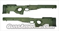 AICS Accuracy International Chassis System Short Action 1.5 Fixed Stock Green  Gun Parts > Stocks > Polymer