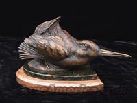 Bronze Woodcock Sculpture  Artwork