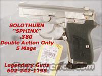 Solothurn "Sphinx" .380  Stainles With 5 Mags  A Misc Pistols