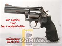 S&W Model 686  7 Shot  Stainless  Smith & Wesson Revolvers > Full Frame Revolver