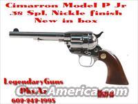 Cimarron Model "P" JR. Nickle .38 Spl  Cimmaron Pistols