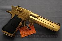 Desert Eagle MK XIX TiT Gold In 50AE Caliber  Desert Eagle/IMI Pistols > Desert Eagle