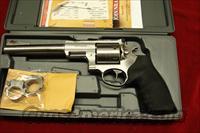 RUGER SUPER REDHAWK HUNTER 7.5" STAINLESS 454CASULL WITH RINGS NEW IN THE BOX (KSRH-7454)  Ruger Double Action Revolver > Redhawk Type