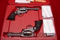 RUGER SASS VAQUERO MATCHED SET POLISHED STAINLESS 357CAL. NEW  Ruger Single Action Revolvers > Cowboy Action